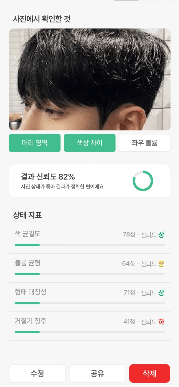 다운펌 분석 결과